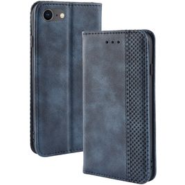 Mobigear Sensation Housse iPhone 8 Etui Porte-Monnaie - Bleu