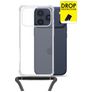 My Style Loop Transparente iPhone 17 Pro Coque avec cordon en TPU Souple - Transparent