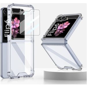 Mobigear Crystal Coque Transparente Samsung Galaxy Z Flip 6 Coque arrière Rigide - Transparent