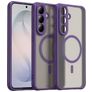 Mobigear Shockproof Samsung Galaxy S26 FE MagSafe Plastique rigide Coque arrière - Violet