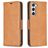 Mobigear Excellent Housse Samsung Galaxy S24 Etui Porte-Monnaie - Cognac