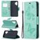Mobigear Butterfly Housse Samsung Galaxy A32 5G Etui Porte-Monnaie - Turquoise