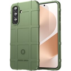 Mobigear Rugged Shield Coque Samsung Galaxy A57 Coque arrière en TPU Souple Anti-Chocs - Vert