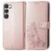 Mobigear Clover Housse Samsung Galaxy A54 Etui Porte-Monnaie - Rose doré