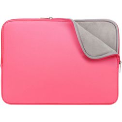 Mobigear Basics Pochette Ordinateur portable 16 Pouces Housse ordinateur - Rose