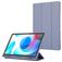 Mobigear Tri-Fold Gel Coque Samsung Galaxy Tab A9 Plus (2023) Etui en TPU,Similicuir + Porte-crayon - Violet