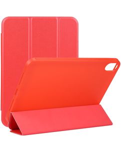Mobigear Tri-Fold Gel Coque iPad Mini 7 (2024) Etui en TPU,Similicuir - Rouge