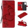 Mobigear Butterfly Housse OPPO A94 5G Etui Porte-Monnaie - Rouge