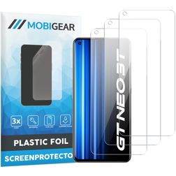 Mobigear Realme GT Neo 3T Protection d'écran Film - Compatible coque (Lot de 3)