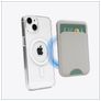 Valenta Card Wallet Stand - Porte Cartes en - 3 Cartes - Compatible MagSafe - Creme