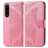 Mobigear Butterfly Housse Sony Xperia 5 IV Etui Porte-Monnaie - Rose