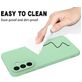 Mobigear Rubber Touch Coque Samsung Galaxy A56 Coque arrière en Silicone - Vert