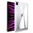 Mobigear Crystal Coque iPad Pro 11 Pouces (2020) Coque Arrière Rigide - Transparent / Blanc