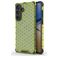 Mobigear Honeycomb Coque Samsung Galaxy S26 Plus Coque arrière Rigide Anti-Chocs - Vert