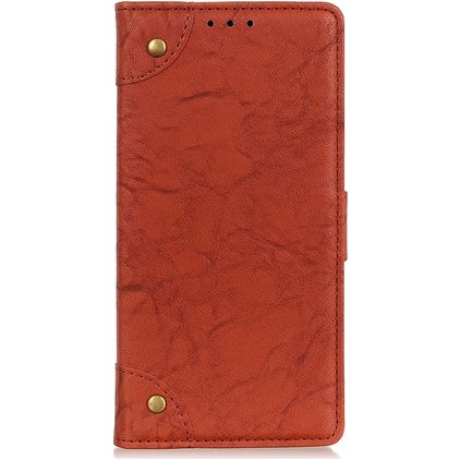 Mobigear Ranch Housse Samsung Galaxy A21 Etui Porte-Monnaie - Marron