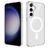 Mobigear Shockproof Coque Transparente Samsung Galaxy S24 FE MagSafe Coque arrière Rigide - Transparent