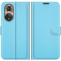 Mobigear Classic Housse HONOR 50 Etui Porte-Monnaie - Bleu
