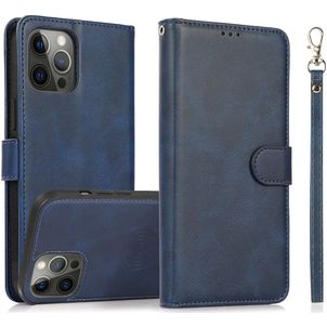 Mobigear Wallet iPhone 16 Pro Coque Étui 2en1 avec coque amovible Portefeuille - Bleu