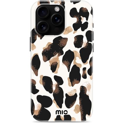MIO Coque iPhone 16 Pro Max MagSafe Coque arrière Rigide - Leopard