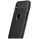 Mobigear Luxury Coque iPhone XS Max Coque arrière en TPU Souple - Noir