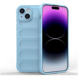 Mobigear Bumpy Coque iPhone 15 Plus Coque arrière en TPU Souple - Bleu