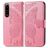 Mobigear Butterfly Housse Sony Xperia 5 IV Etui Porte-Monnaie - Rose