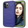 Mobigear Wave iPhone 12 Pro Max Plastique rigide Coque arrière Antichoc - Bleu foncé