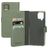 Mobiparts Classic Wallet Samsung Galaxy A42 Étui Portefeuille - Stone Green