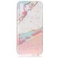 Mobigear Marble Coque Huawei P20 Lite (2018) Coque arrière en TPU Souple - Blanc / Rose
