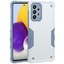 Mobigear Non-slip Armor Coque Samsung Galaxy A73 Coque arrière Rigide Anti-Chocs - Blanc