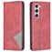 Mobigear Rhombus Slim Housse Samsung Galaxy S25 Etui - Rouge