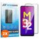 Mobigear Premium Samsung Galaxy M32 4G Verre trempé Protection d'écran - Compatible coque - Noir (Lot de 2)