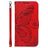 Mobigear Butterfly Housse Samsung Galaxy S25 Plus Etui Porte-Monnaie - Rouge