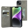 Mobiparts Classic Wallet Housse iPhone 14 Plus Etui Porte-Monnaie - Granite Grey