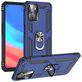 Mobigear Armor Ring Coque OPPO A76 Coque arrière Rigide Anti-Chocs avec Anneau-Support - Bleu