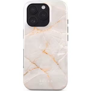 Burga Tough Coque iPhone 16 Pro Coque arrière Rigide Anti-Chocs - Vanilla Sand