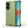 Mobigear Honeycomb Coque OPPO A98 Coque arrière Rigide Anti-Chocs - Vert