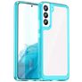Mobigear Crystal Coque Samsung Galaxy S23 Plus Coque arrière Rigide - Transparent / Turquoise