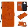 Mobigear Butterfly Housse Xiaomi Mi 10T Lite Etui Porte-Monnaie - Orange