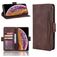 Mobigear Slide Wallet Housse iPhone 11 Etui Porte-Monnaie - Marron