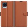 Mobigear Classic Housse Realme 8 Pro Etui Porte-Monnaie - Cognac