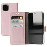Mobiparts Saffiano Wallet Housse iPhone 11 Pro Etui Porte-Monnaie - Rose