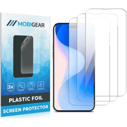 Mobigear iPhone 16 Protection d'écran Film - Compatible coque (Lot de 3)