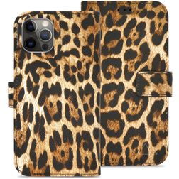 My Style Flex Wallet Housse iPhone 12 Etui Porte-Monnaie - Wild Leopard