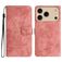 Mobigear Butterfly Housse iPhone 17 Pro Max Etui Porte-Monnaie - Rose