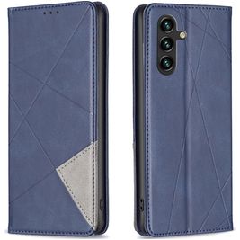 Mobigear Rhombus Slim Housse Samsung Galaxy A35 Etui - Bleu