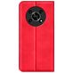 Mobigear Retro Slim Housse HONOR Magic 4 Lite Etui Porte-Monnaie - Rouge