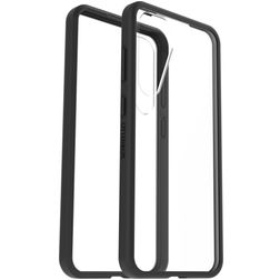OtterBox React Samsung Galaxy S25 Plus Plastique rigide Coque arrière Antichoc - Transparent / Noir
