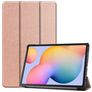 Mobigear Tri-Fold Coque Samsung Galaxy Tab S6 Lite Etui - Rose doré