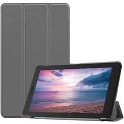 Mobigear Tri-Fold Coque Lenovo Tab E8 Etui - Gris
